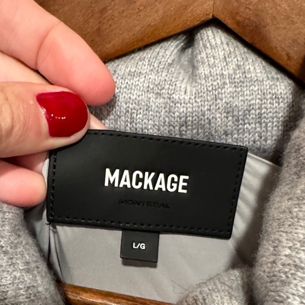 Mackage Unisex Light Gray Puffer Jacket - Picture 5 of 16